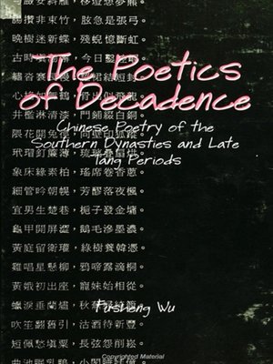 cover image of The Poetics of Decadence